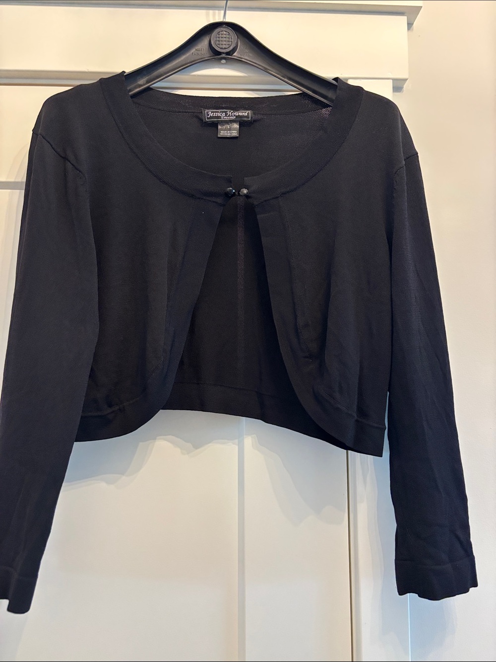 Jessica Howard Black Cropped Bolero Jacket